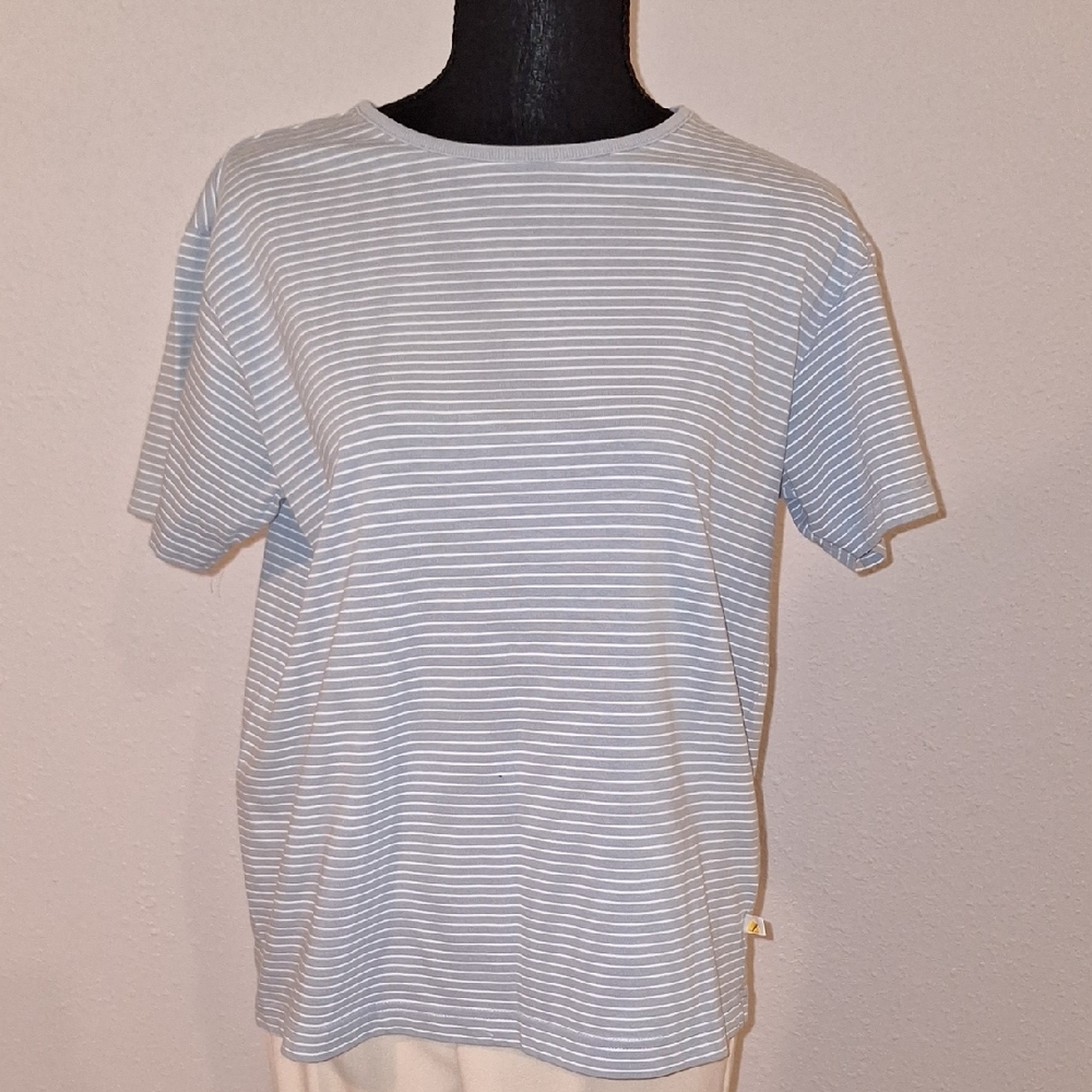 Striped Short Sleeve Tee - Blue